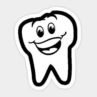 happy tooth Sticker